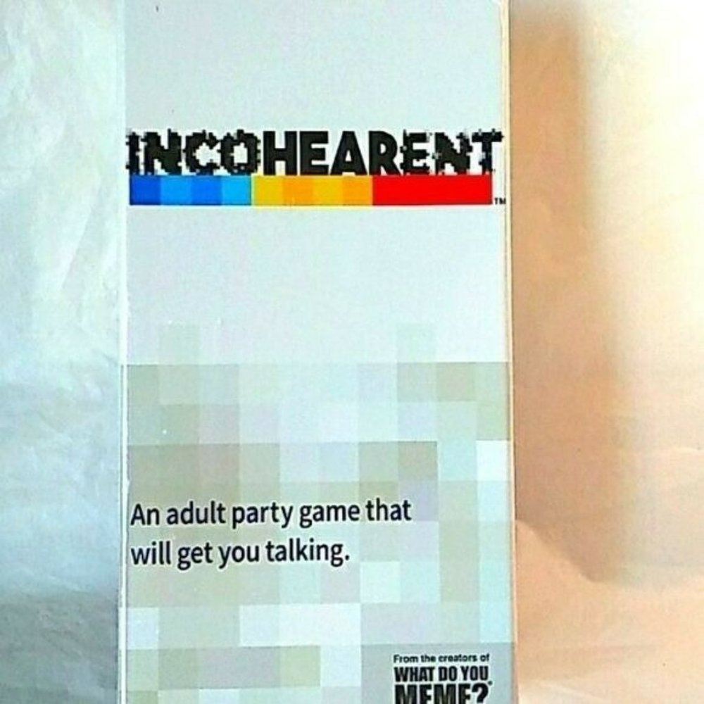 INCOHEARENT ADULT PARTY GAME FROM WHAT DO YOU MEME
